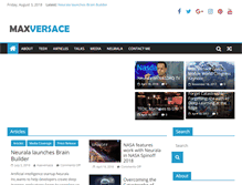 Tablet Screenshot of maxversace.com